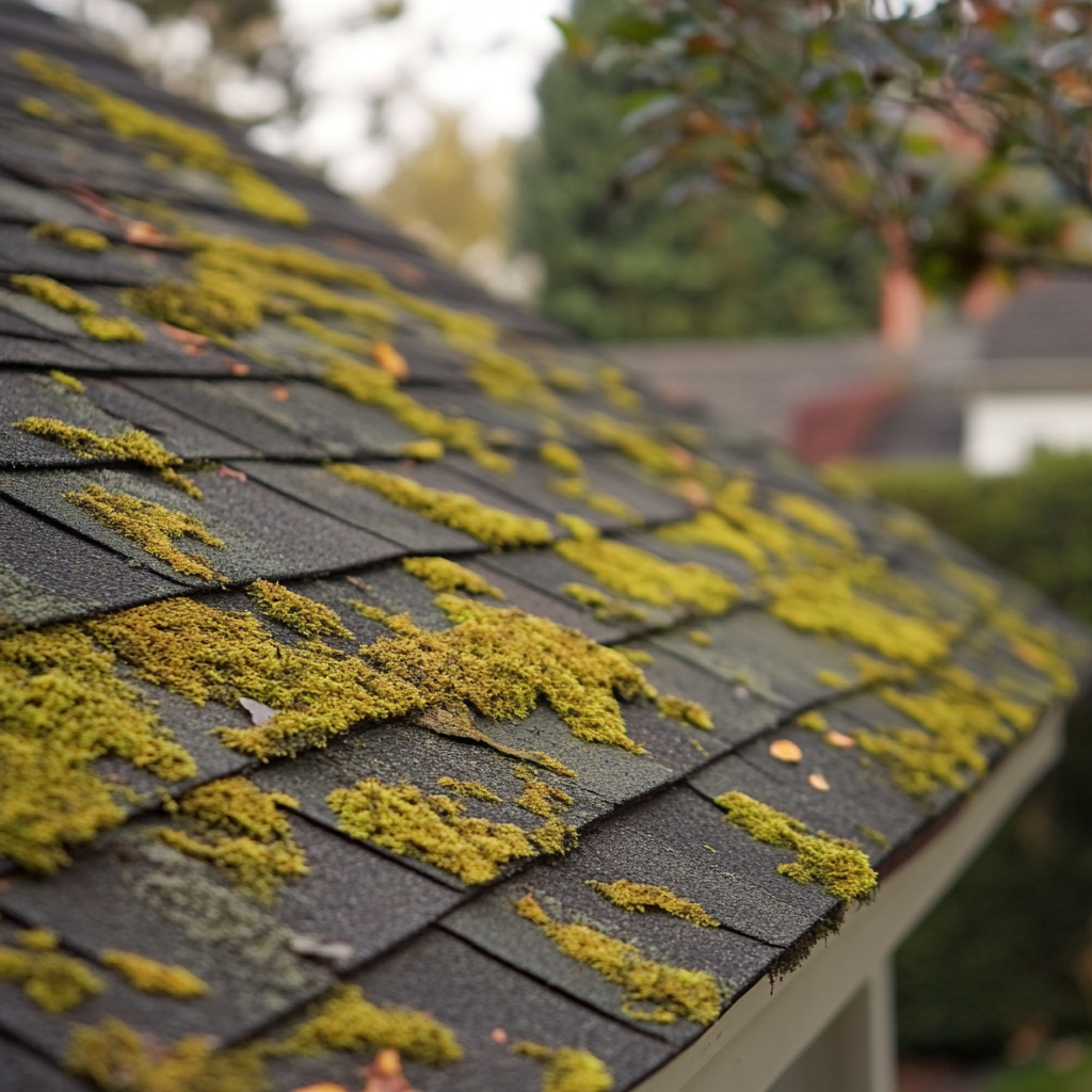 how to remove moss from a roof